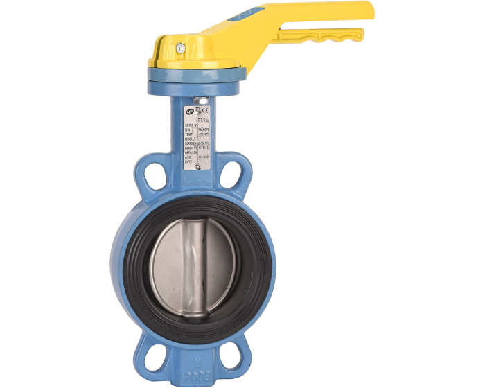 Ductile iron butterfly valve 1141 wafer NF Gas DN32-40